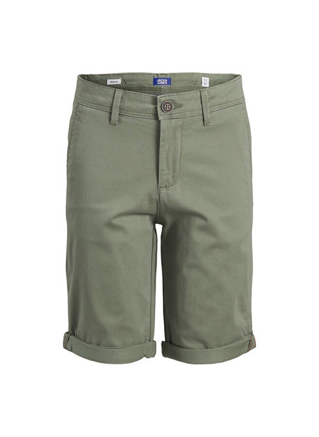 Jack & Jones Boys' Regular Fit Green Shorts - 1