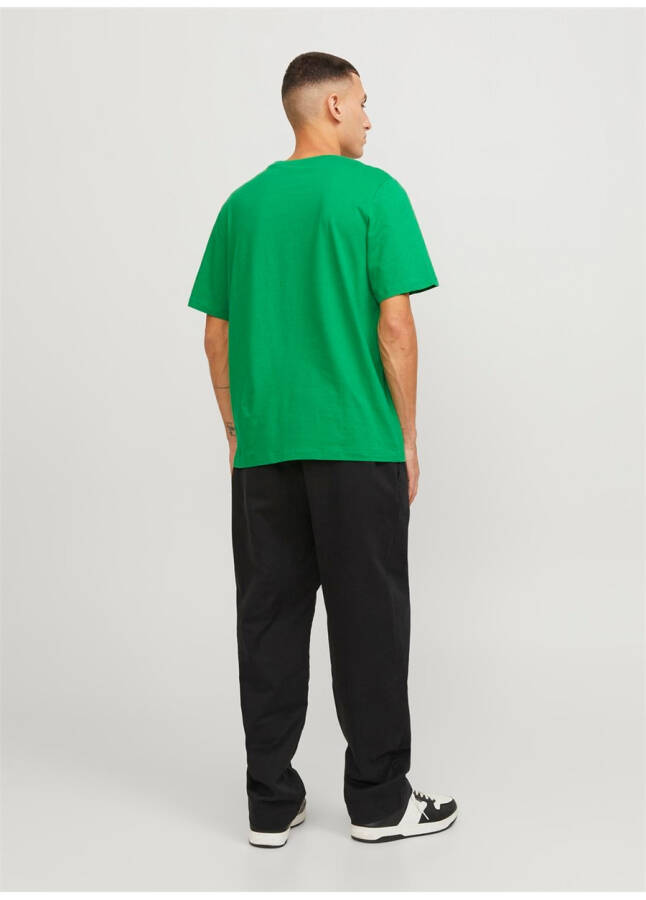 Jack & Jones Dumaloq Yoqa Yashil Erkaklar T-ko'ylagi JJEORGANIC BASIC TEE SS O-NECK NOOS - 13