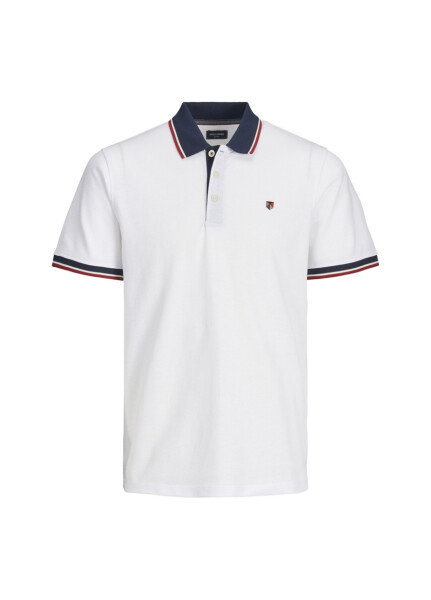 Jack & Jones Düz Kırık Beyaz Erkek Polo Tişört - 14