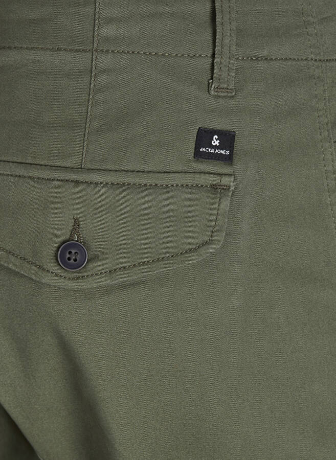 Jack & Jones Green Boys' Straight Cargo Pants - 8