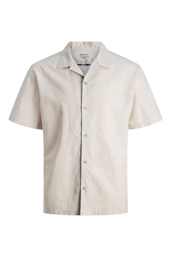 Jack Jones Keten Gömlek JJESUMMER RESORT LINEN BLEND SHIRT SS SN 12248382 - 1