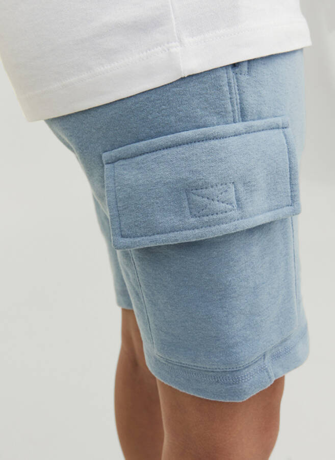 Jack & Jones Light Blue Boys Midi Shorts - 6