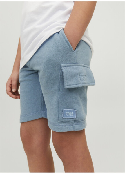 Jack & Jones Light Blue Boys Midi Shorts - 11