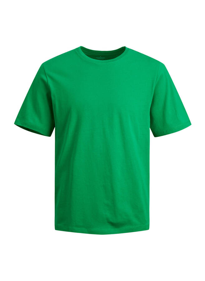 Jack & Jones Round Neck Green Men's T-Shirt JJEORGANIC BASIC TEE SS O-NECK NOOS - 7