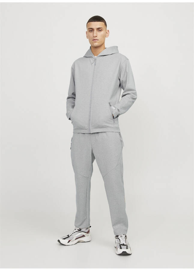 Jack & Jones Slim Fit Gri Melanj Erkek Eşofman Altı JPSTWILL JJCLOUD SWEAT PANTS NOOS - 7