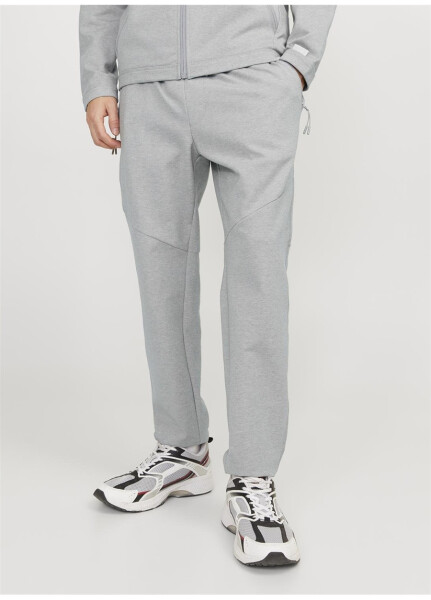 Jack & Jones Slim Fit Gri Melanj Erkek Eşofman Altı JPSTWILL JJCLOUD SWEAT PANTS NOOS - 14