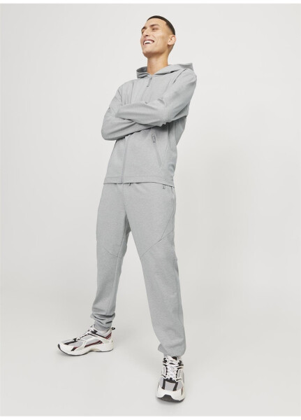 Jack & Jones Slim Fit Gri Melanj Erkek Eşofman Altı JPSTWILL JJCLOUD SWEAT PANTS NOOS - 15