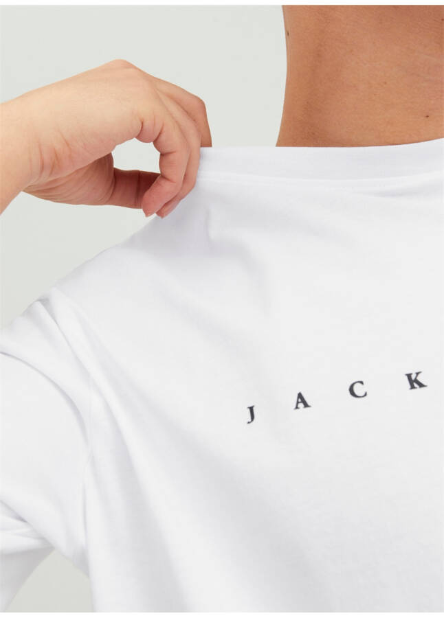 Jack & Jones Yuvarlak Yaka Beyaz Erkek T-Shirt - 17