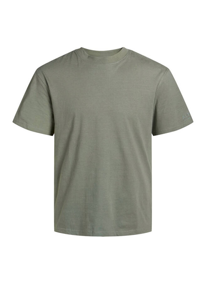 Jack & Jones Yuvarlak Yaka Haki Erkek T-Shirt JCOALTITUDE TEE SS CREW NECK - 1