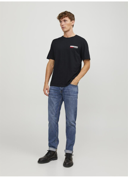 Jack & Jones Yuvarlak Yaka Siyah Erkek T-Shirt - 43