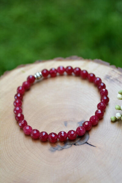 Jade Natural Stone Unisex Bracelet - 1