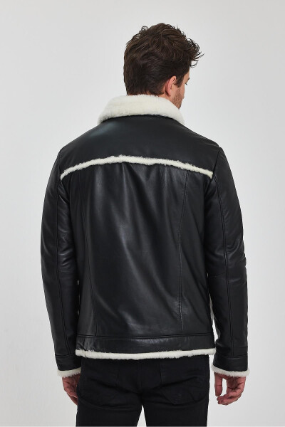 Jake Black Leather Jacket - 11