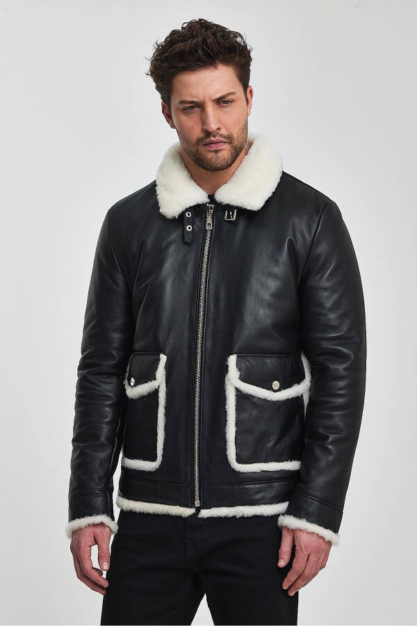 Jake Black Leather Jacket - 3