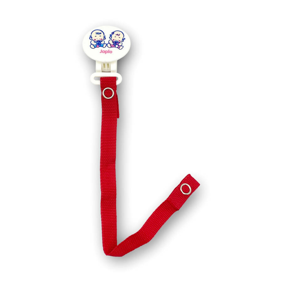 Japlo Pacifier Clip - Red - 7