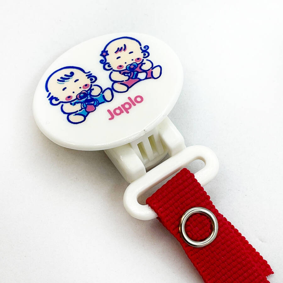 Japlo Pacifier Clip - Red - 8