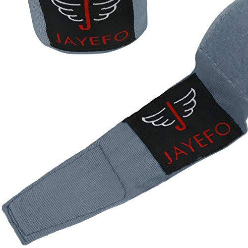 Jayefo Sports Hand Wraps 180 Inches Inner Boxing Gloves Martial Arts Wraps for Men & Women Boxing MMA Kickboxing Muay Thai - PAIR - 4