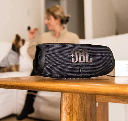 JBL CHARGE 5 - Taşınabilir Su Geçirmez (IP67) Bluetooth Hoparlör, Powerbank USB Şarj Çıkışı, 20 Saat Çalma Süresi, JBL Partyboost (Siyah) - 6