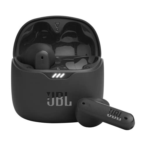 JBL Tune Flex - True Wireless Noise Cancelling Earbuds (Black), Small - 1