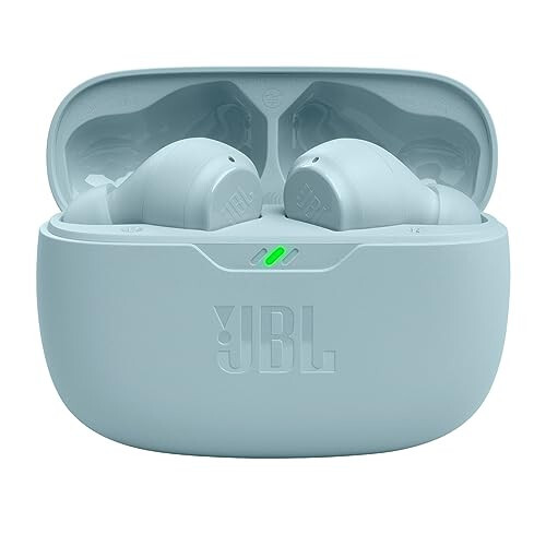 JBL Vibe Beam - Haqiqi Simsiz JBL Chuqur Bass Ovozli Quloqchinlar, Bluetooth 5.2, Su va Changga Chidamli, VoiceAware orqali Qo'lsiz qo'ng'iroq, 32 soatgacha batareya muddati (Yalpiz) - 2