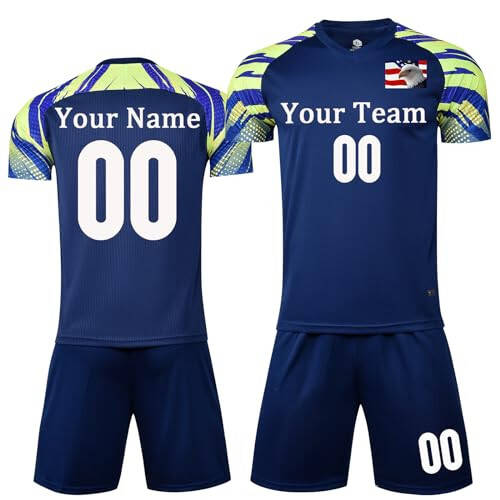 Jersey Custom Soccer Uniforms for Kids Men Personalized Soccer Jerseys for Kids Boys Youth with Name Number Logo - 1