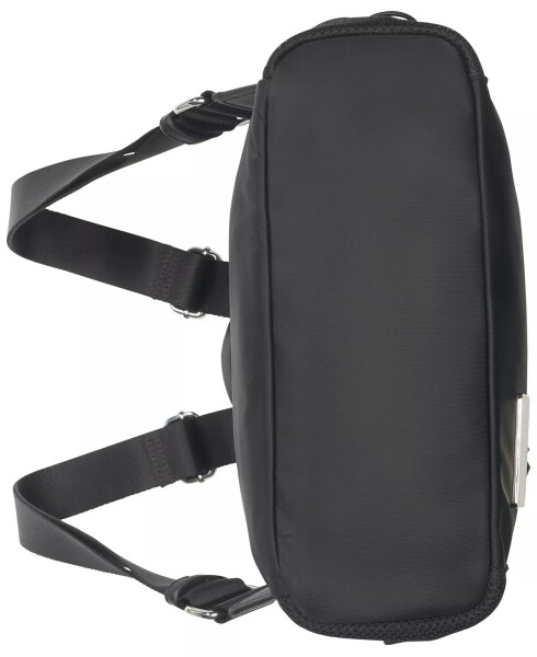 Jessie Mesh Side Pocket Nylon Backpack Black - 8