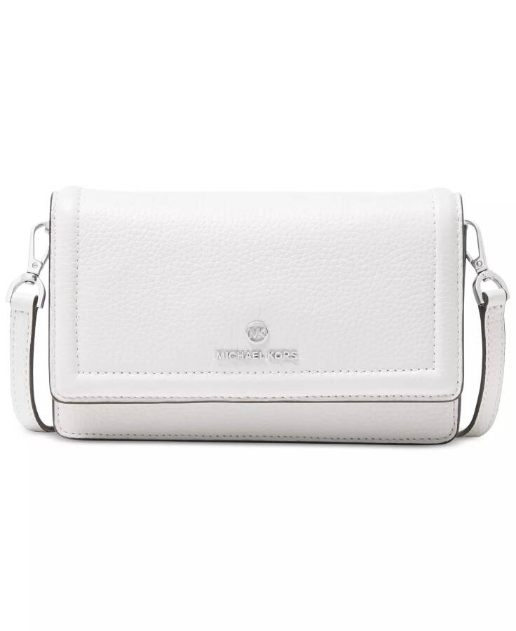 Jet Set Charm Small Phone Crossbody Optic White/Silver - 1