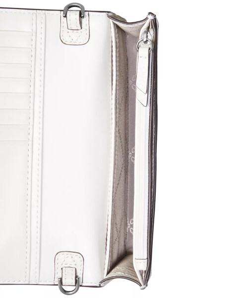 Jet Set Charm Small Phone Crossbody Optic White/Silver - 2