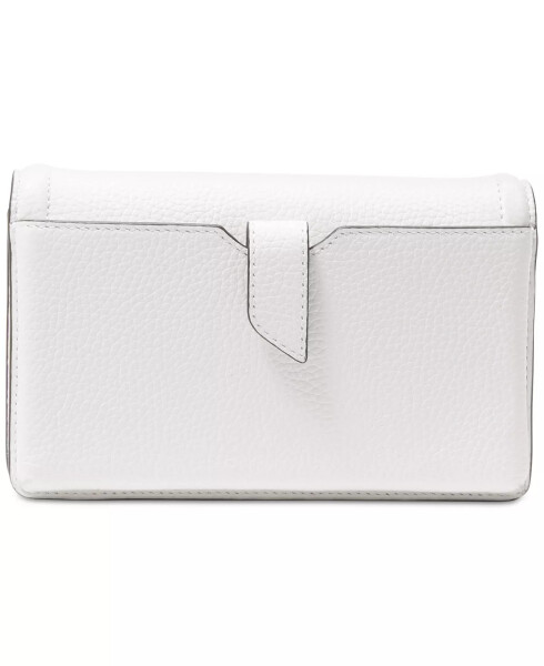 Jet Set Charm Small Phone Crossbody Optic White/Silver - 3