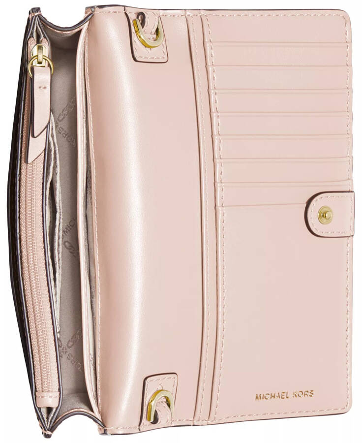 Jet Set Charm Small Phone Crossbody Soft Pink/Gold - 2