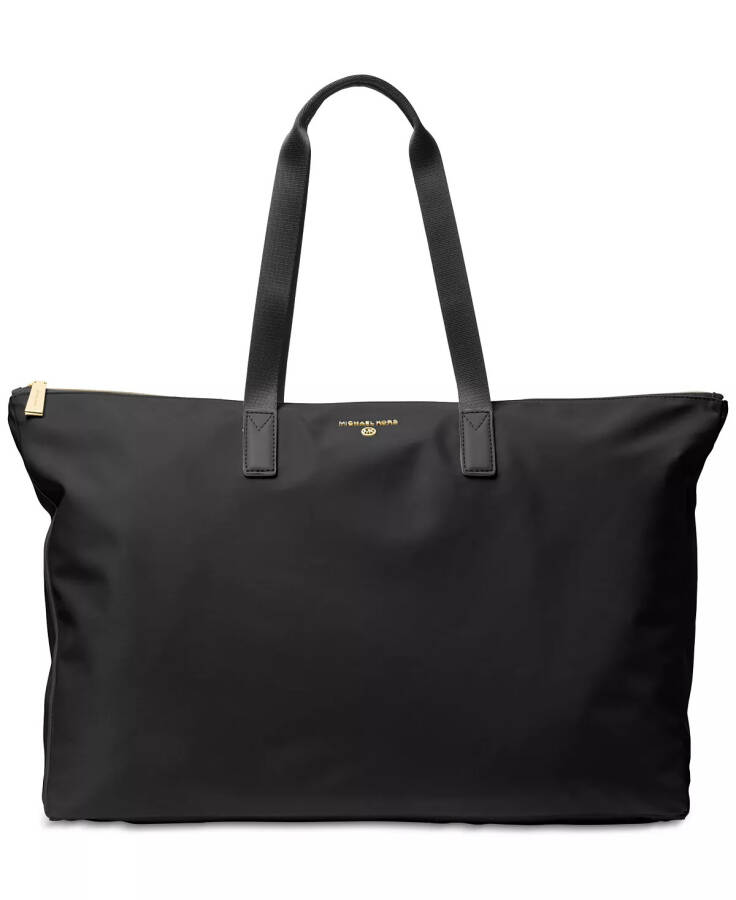 Jet Set Travel Nylon Packable Tote Black/Gold - 4