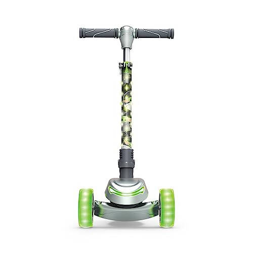 Jetson Disney Kids Kick Scooter, LED Lights on Stem & Light-Up Wheels, Lightweight Frame, Height-Adjustable Handlebar, Lean-to-Steer System, Easy-Fold Mechanism - 4