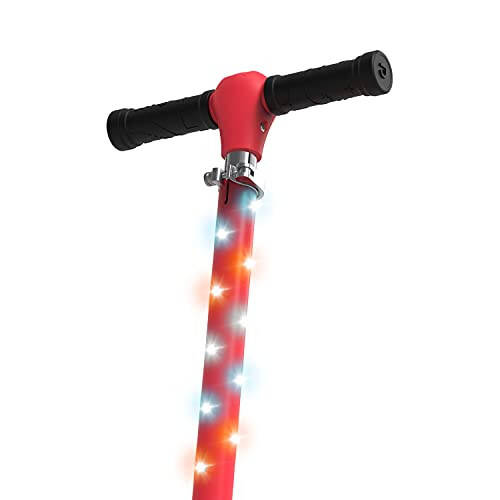 Jetson Scooter'lar - Jupiter Tekerlekli Paten - Katlanabilir Taşınabilir Çocuk İtmeli Scooter - Sapta, Tekerleklerde ve Güvertede Yüksek Görünürlükte RGB Işık Yayan LED'lerle Hafif Katlanabilir Tasarım - 5