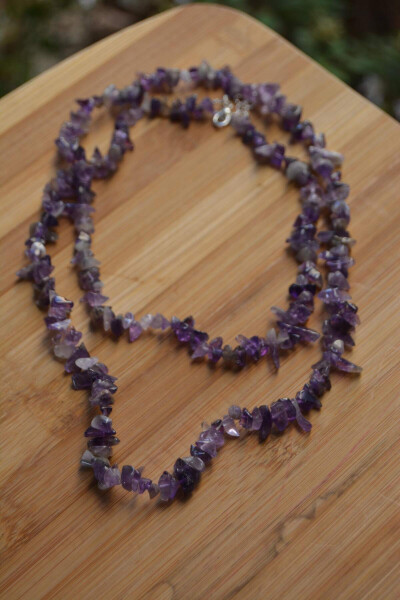 JEWELLERY Amethyst Natural Stone Women's Necklace - 2