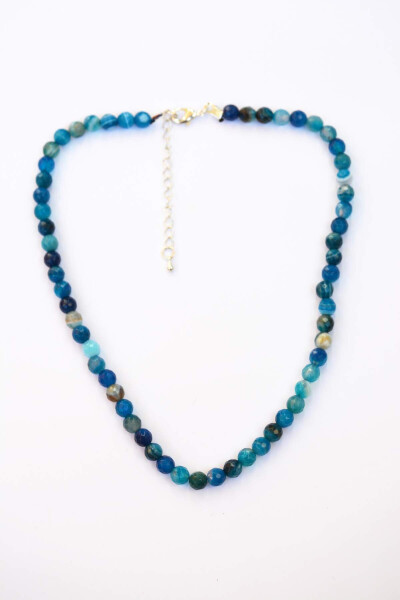 JEWELLERY Blue Agate Confidence Women's Necklace - 4