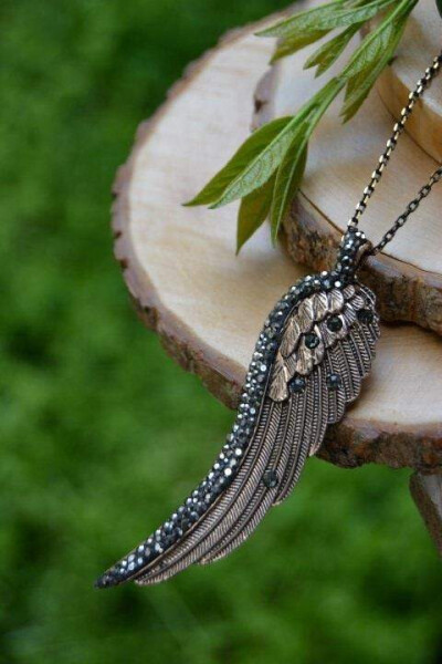 JEWELLERY Handmade Angel Wing Women's Necklace - 6