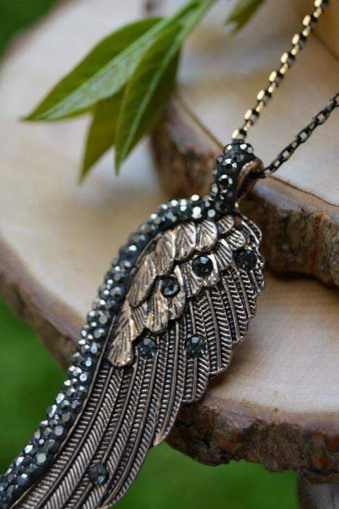 JEWELLERY Handmade Angel Wing Women's Necklace - 8