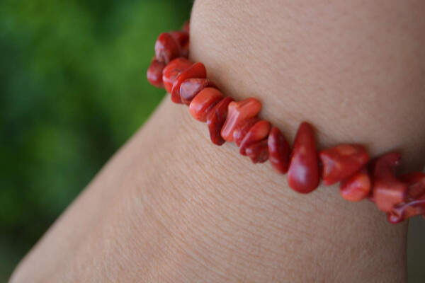 JEWELLERY Red Coral Women's Bracelet - 3