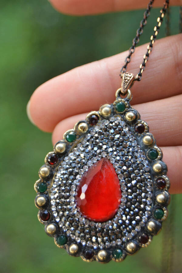 JEWELLERY Ruby Necklace - 1