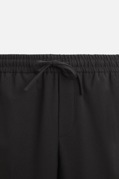 JOGGER COMFORT BELT PANTS Black - 8