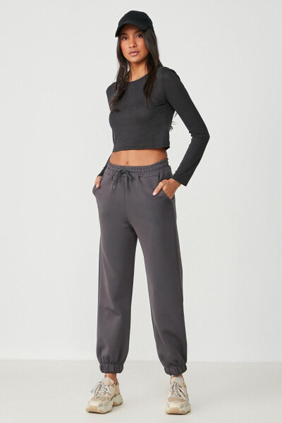 Jogger Elastic Sports Sweatpants 806 Smoke - 1