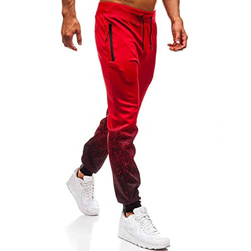 Joggers for Men Big and Tall, Men's Workout Gym Slim Joggers Pants, Sport Training Tapered Sweatpants, Casual Athletics Joggers - 2