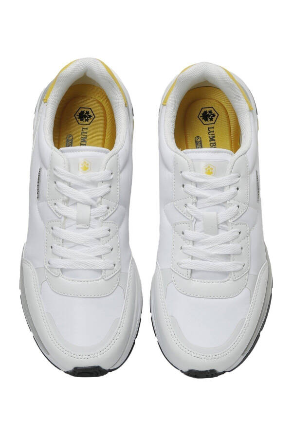 Jordan 2Pr Men's White-Yellow Sneaker Shoes - 4