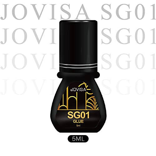 JOVISA SG01 Eyelash Extension Glue 1.5 Seconds Drying Time 6-7 Weeks Long Retention 50~60% RH Ideal Humidity Professional Use Only 5ml - 2