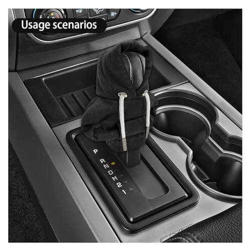 JOYCOURT Car Gear Shift Hoodie, Fashionable Gear Shift Knob Cover, Mini Hoodie for Auto Shifter, Auto Interior Cute Gadgets, Universal Car Decor Accessories - 4