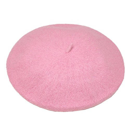 JOYHY Women's Solid Color Classic French Style Beret Beanie Hat - 1