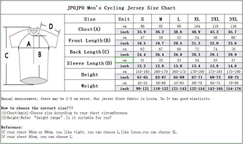 JPOJPO Cycling Jersey Women Summer Short Sleeve Biking Shirt Tops MTB Ladies Bike Clothing, Jp6065, Chest36.2=Tag M - 3