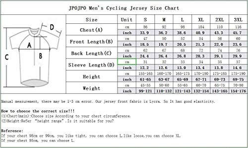 JPOJPO Cycling Jersey Women Summer Short Sleeve Biking Shirt Tops MTB Ladies Bike Clothing, Jp6065, Chest36.2=Tag M - 3