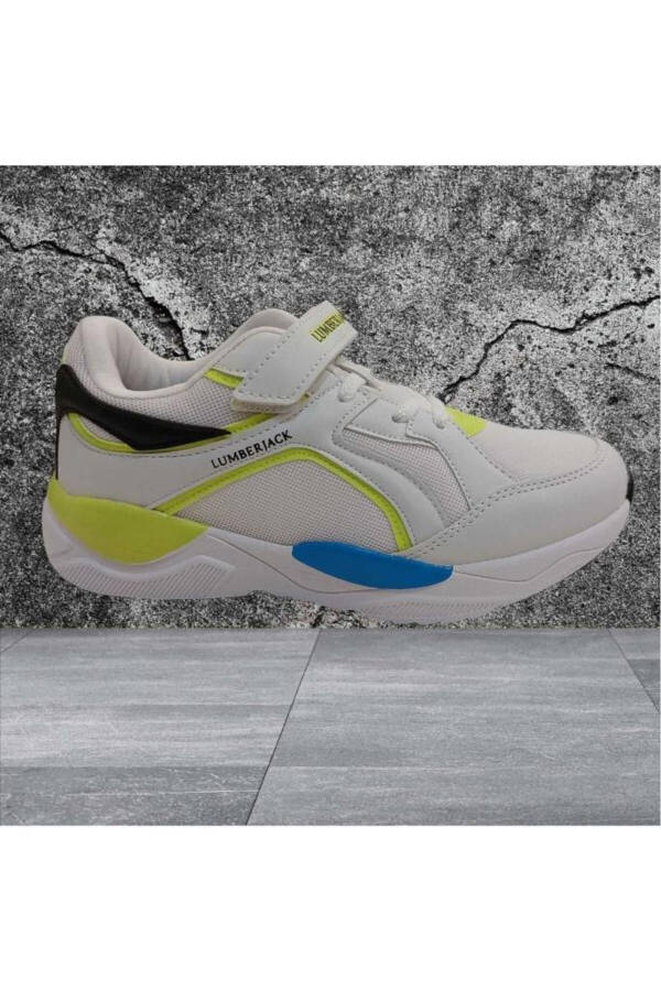 Jr Xl 3fx White Boys Running Shoe - 5