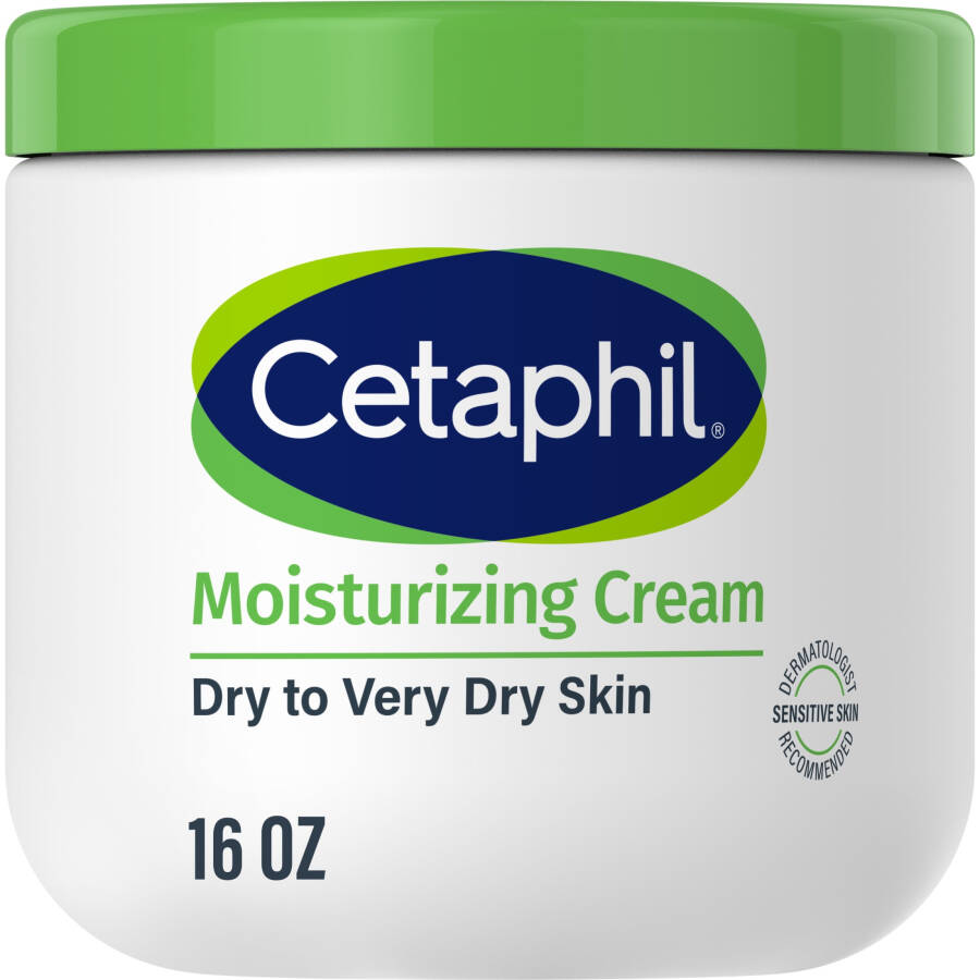 Juda quru teri uchun Cetaphil namlagundi kremok,Hidsiz, 16 fl uns - 12