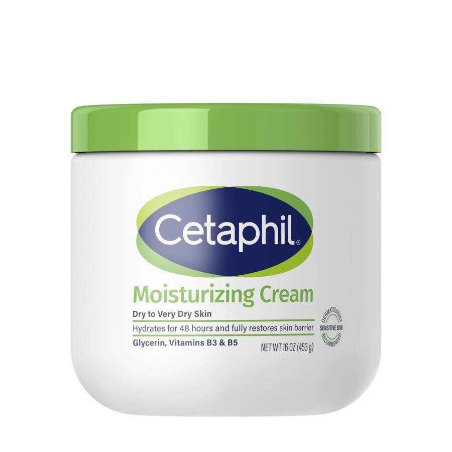 Juda quru teri uchun Cetaphil namlagundi kremok,Hidsiz, 16 fl uns - 11